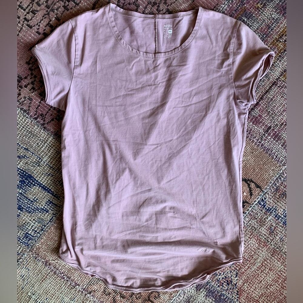 Women's Light purple pink alpha forward Workout tshirt size xs